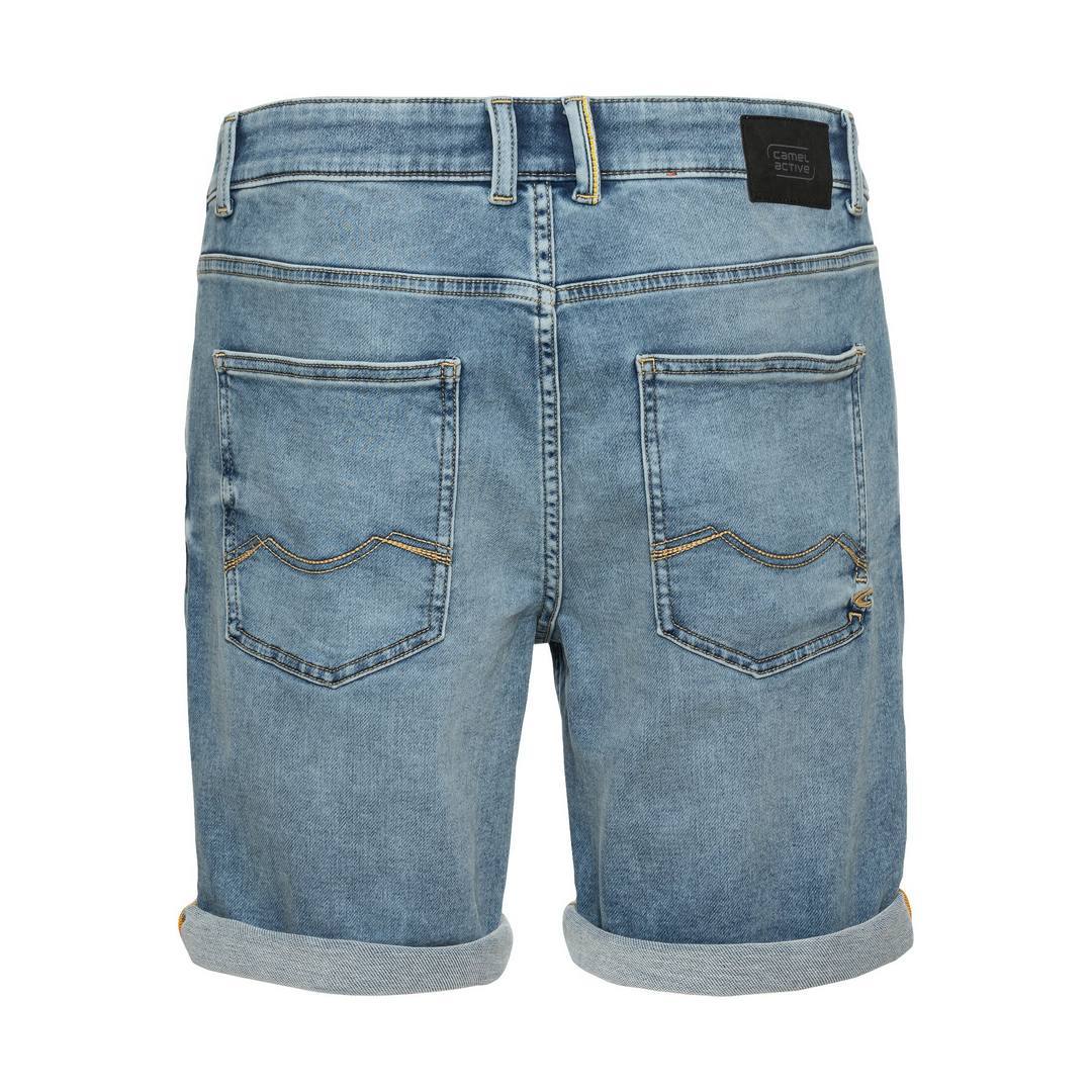 Camel active Herren Madison Jeans Shorts Slim Fit blau 3D15 498015 41 bleach blue