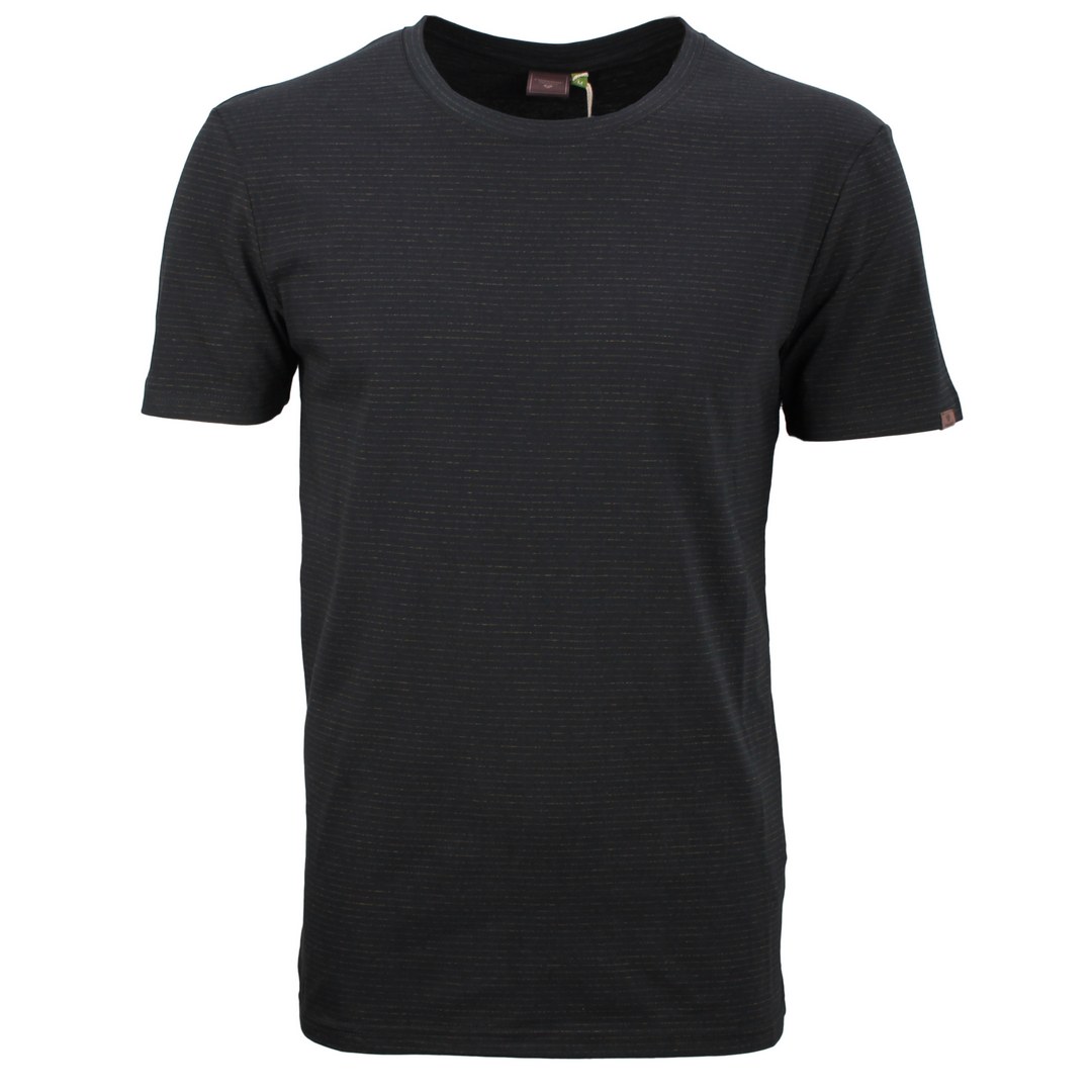 Ragwear Herren T-Shirt Paul Stripe schwarz braun gestreift 2322 15017 1010 black