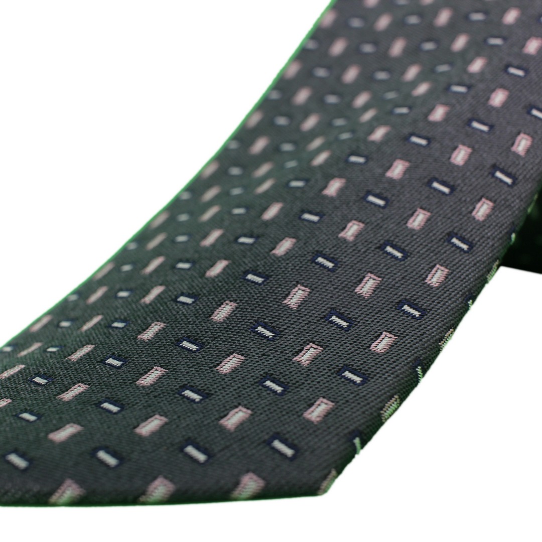J.S. Fashion Slim Krawatte gemustert 25601 rechteck 5 bleu