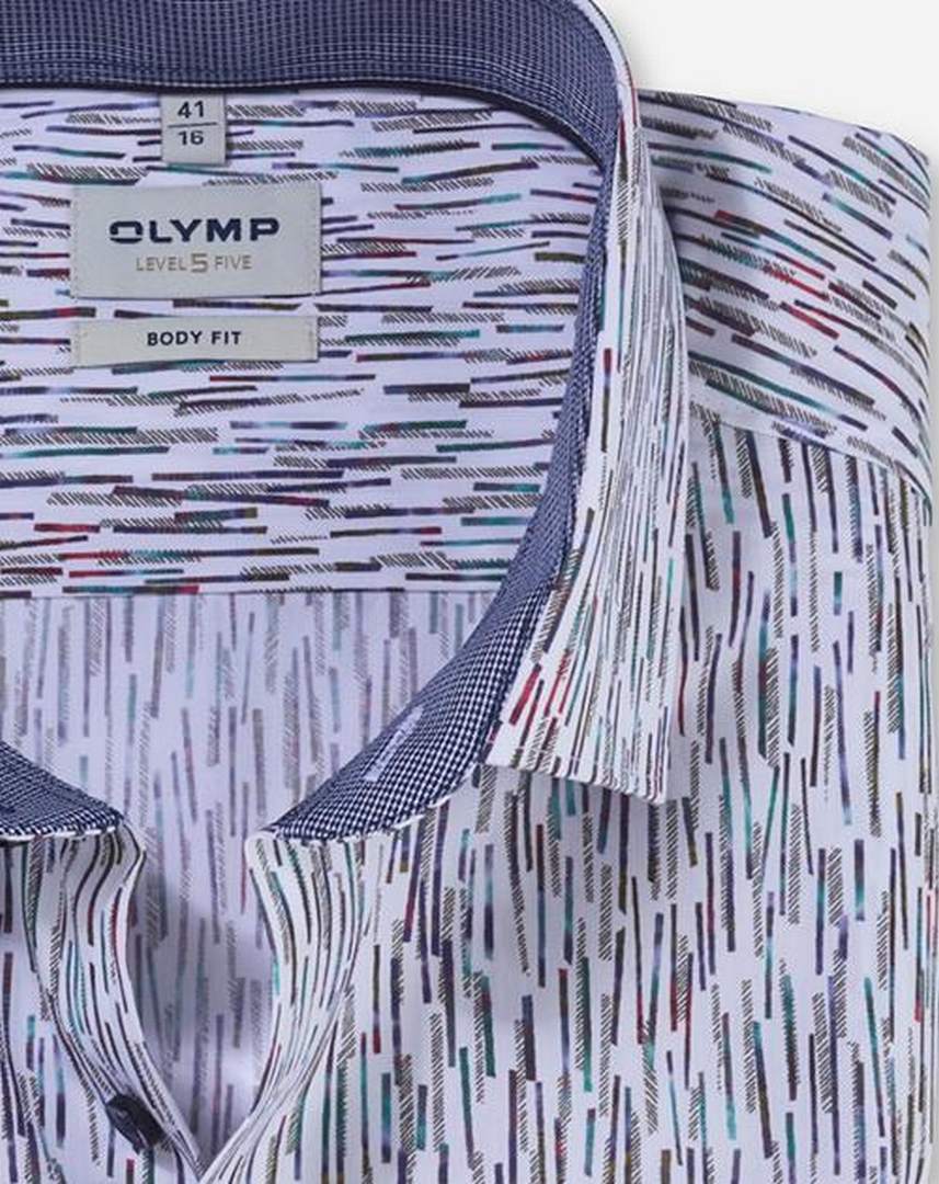 Olymp Level Five Body Fit Herren Businesshemd blau 207734 88 smaragd 