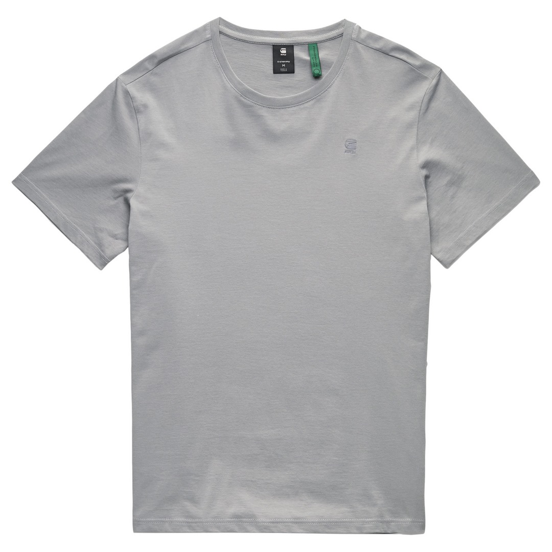 G-Star Raw Herren T-Shirt Shirt kurzarm Base-S grau unifarben D16411 336 942