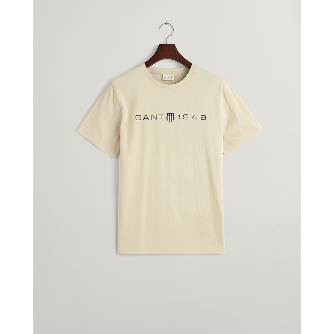 Gant Herren T-Shirt Regular Fit beige 2003242 239