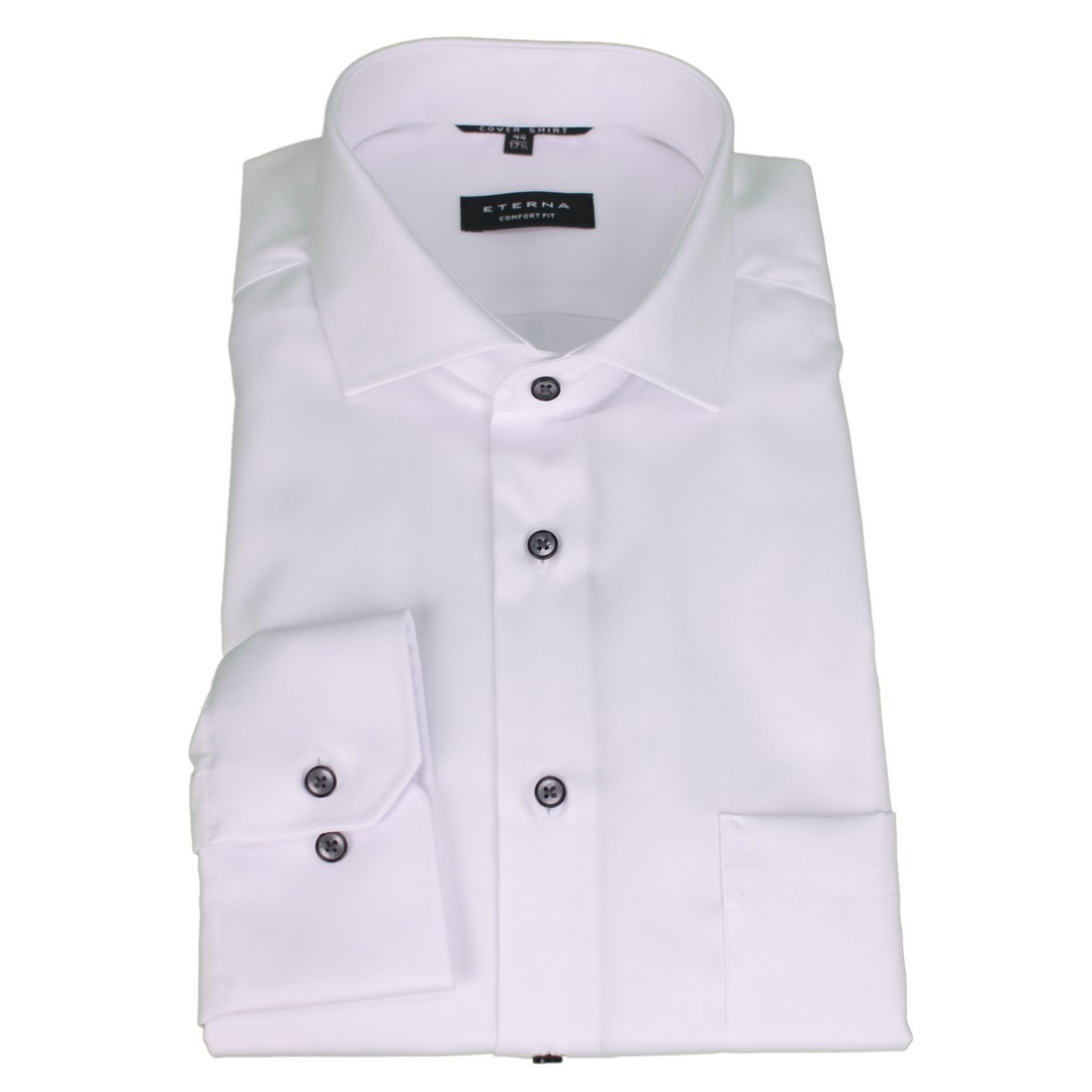Eterna Herren Businesshemd Cover Shirt Comfort Fit weiß 8819 E18V 00