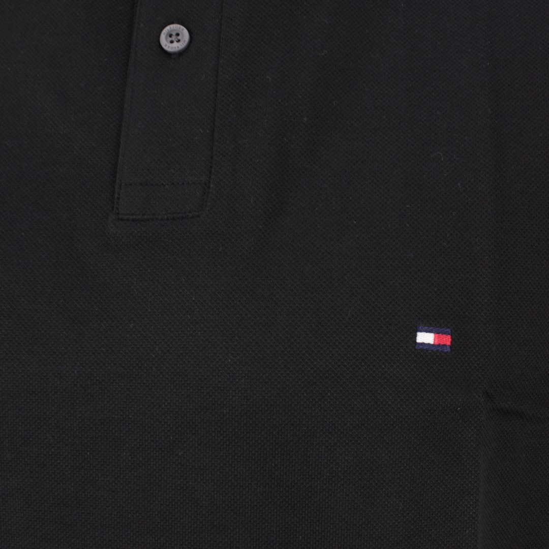 Tommy Hilfiger Herren 1985 Regular Polo Shirt schwarz MW0MW17770 BDS Black