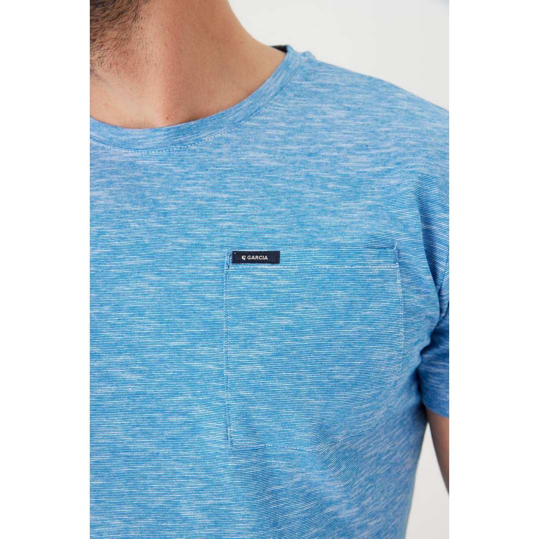 Garcia Herren T-Shirt Regular Fit blau Z1100 1136 lagoon