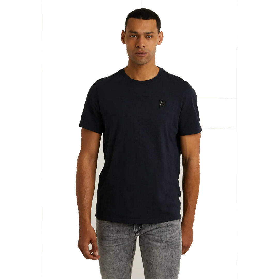 Chasin Herren T-Shirt kurzarm Ethan blau unifarben 5211357021 E60 navy