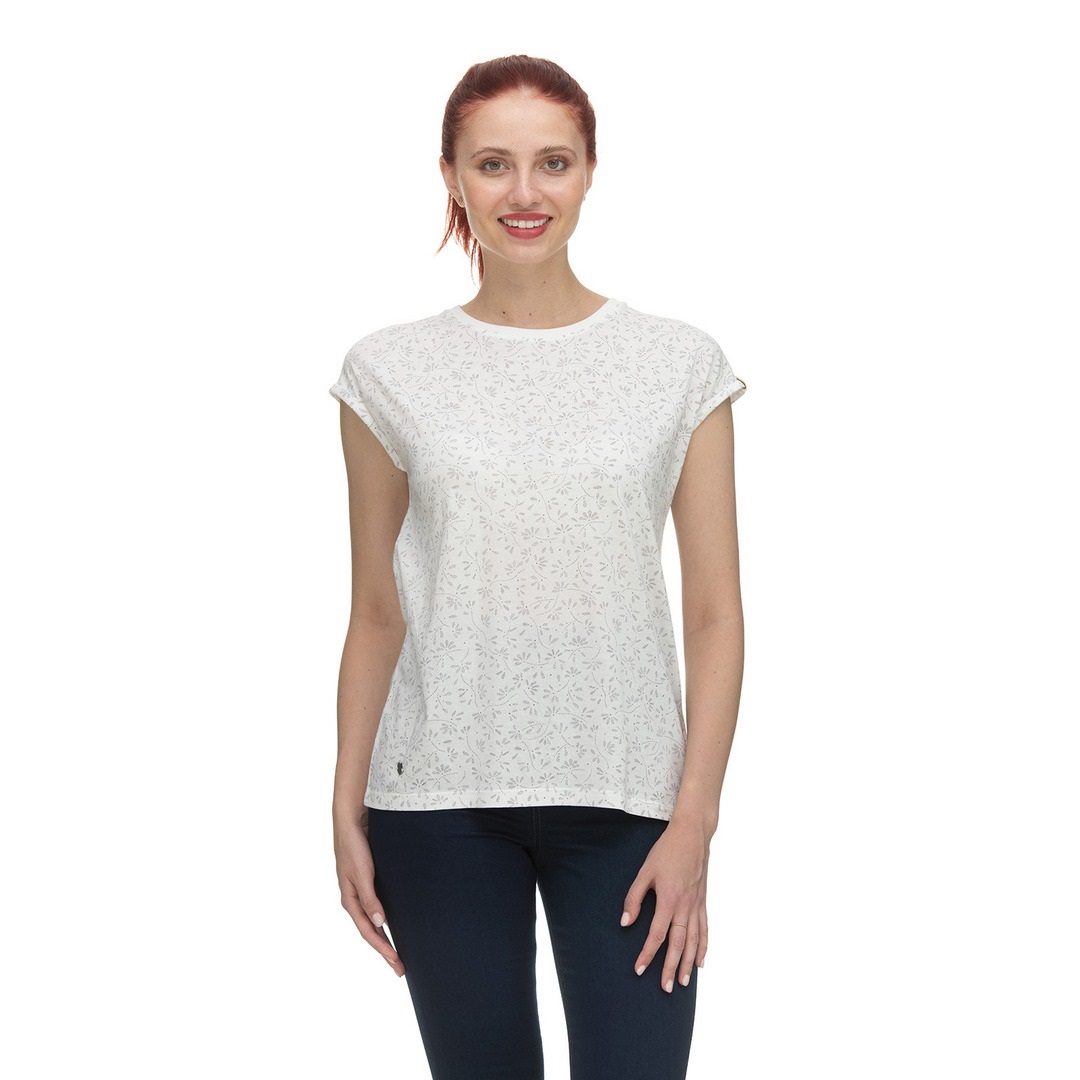 Ragwear Damen T-Shirt Diona Print 2311 10009 7000 white