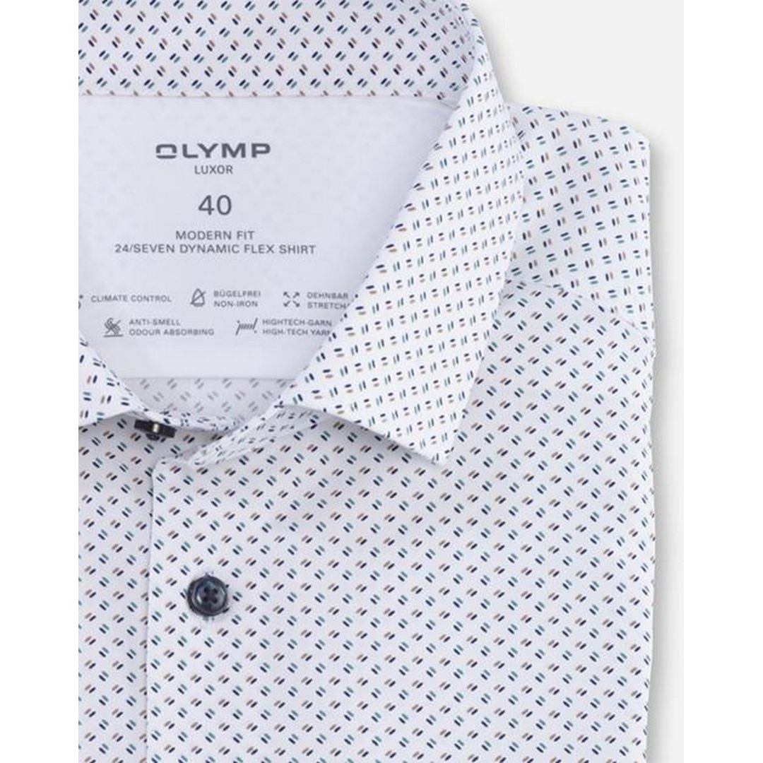 Olymp Luxor 24/Seven Herren Businesshemd 125144 45 grün