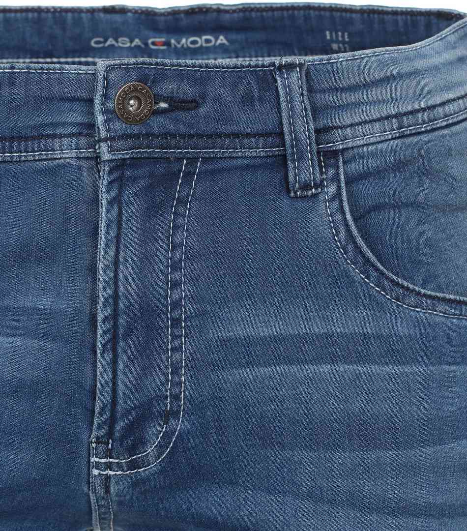Casa Moda Herren Shorts Bermuda Jeans blau 534011600 126
