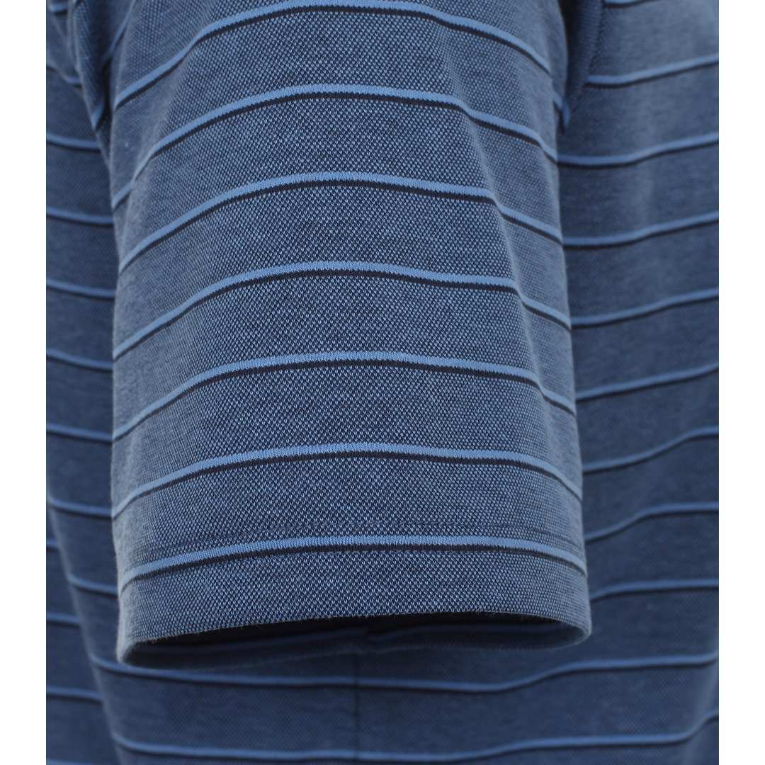 Redmond Herren Poloshirt kurzarm Regular Fit blau gestreift 241860900 11