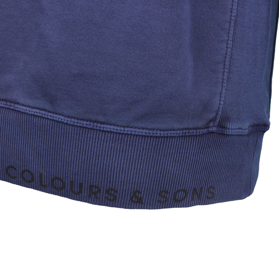 Colours & Sons Herren Sweat Pullover Pulli dunkel blau unifarben 9121 420 699 midnight