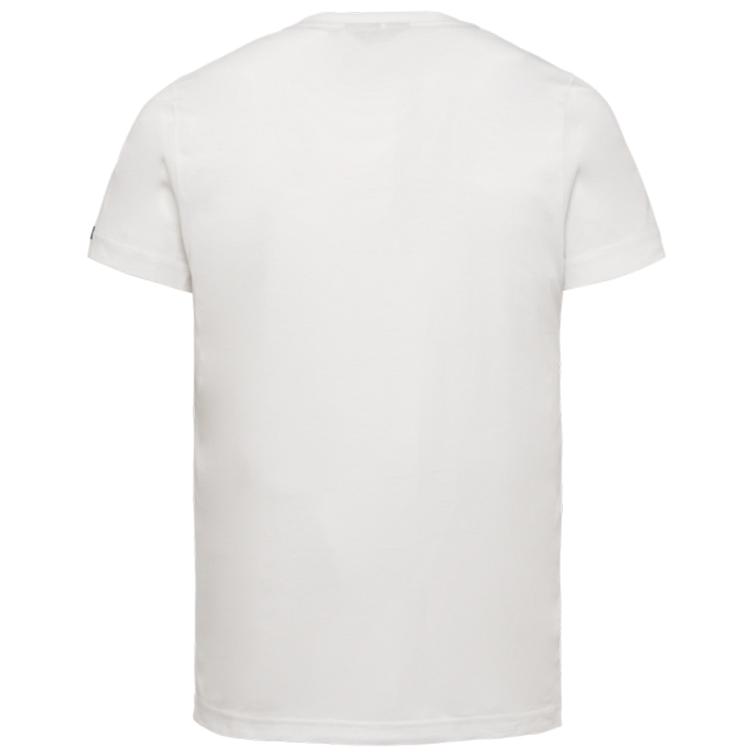 PME Legend Herren T-Shirt weiß Single Jersey PTSS203551 7003