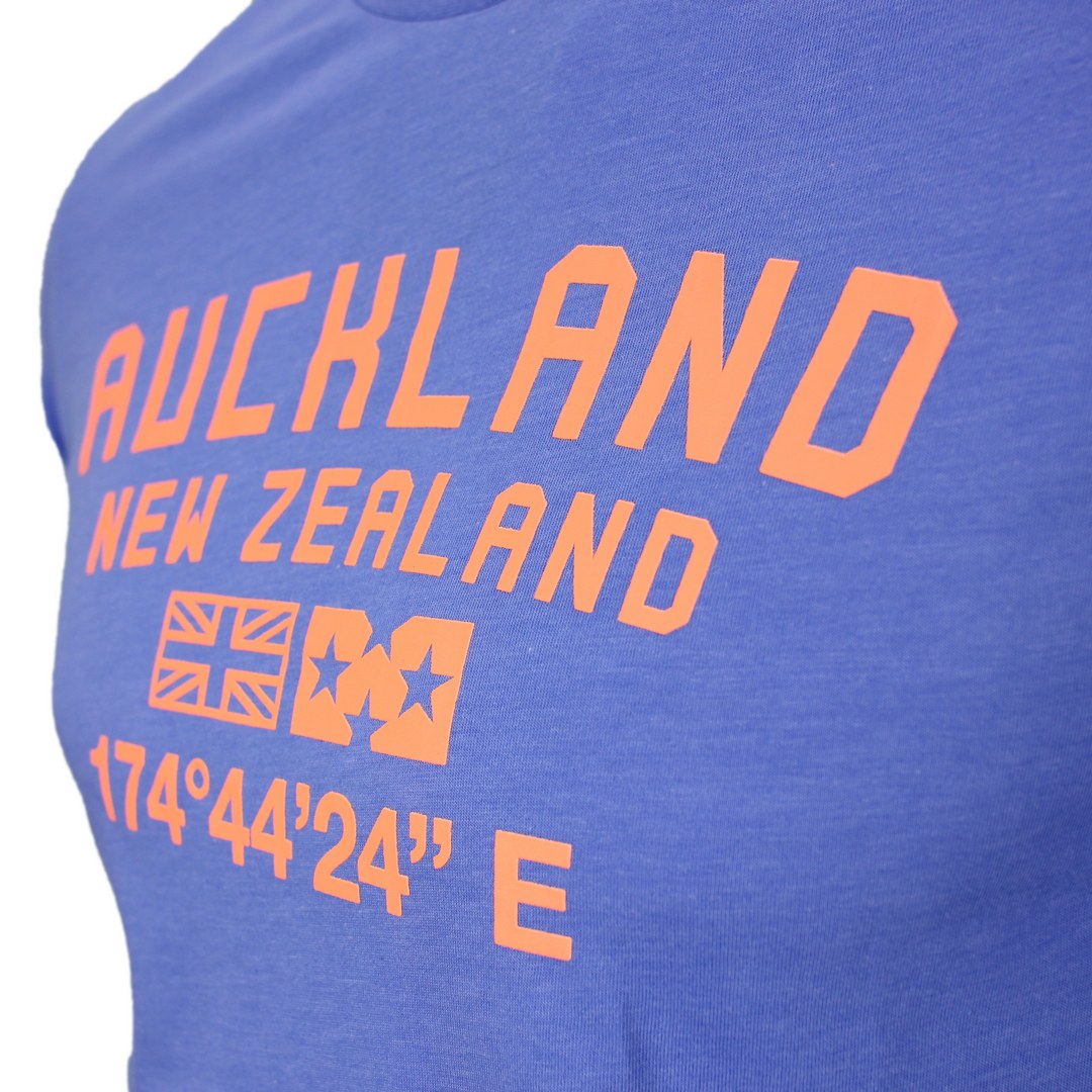 New Zealand Auckland NZA Herren T-Shirt kurzarm Kohukohu blau unifarben 22CN721 1612 early dew blue