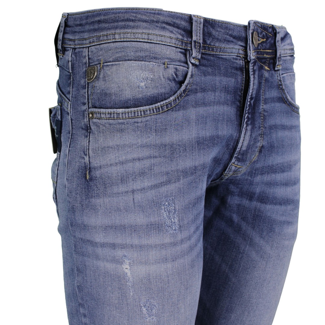 Garcia Herren Jeans Hose Jeanshose blau Stone Washed Rocco 690 9530 Vintage Used