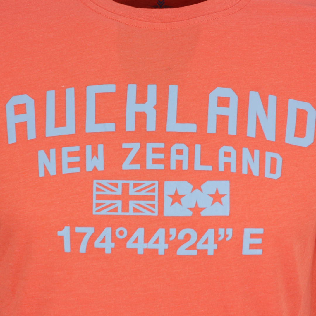 New Zealand Auckland NZA Herren T-Shirt Shirt kurzarm orange 21CN712 607 orange pepper
