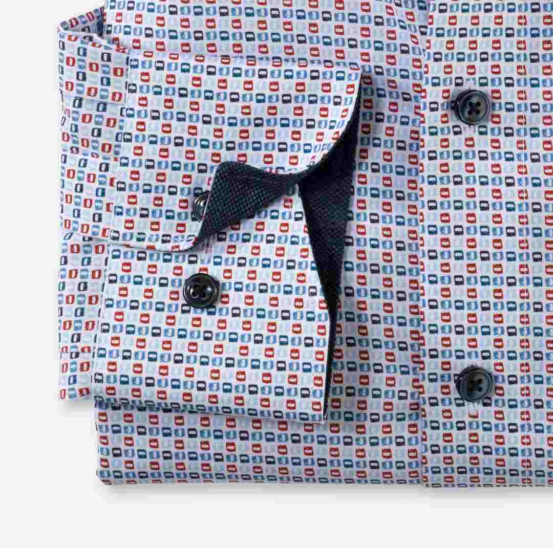 Olymp Luxor Herren Businesshemd Modern Fit rot 126524 35 | Blusenshirts