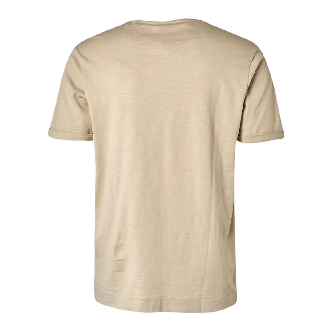 No Excess Herren T-Shirt beige Print Muster 19350373 013 kit