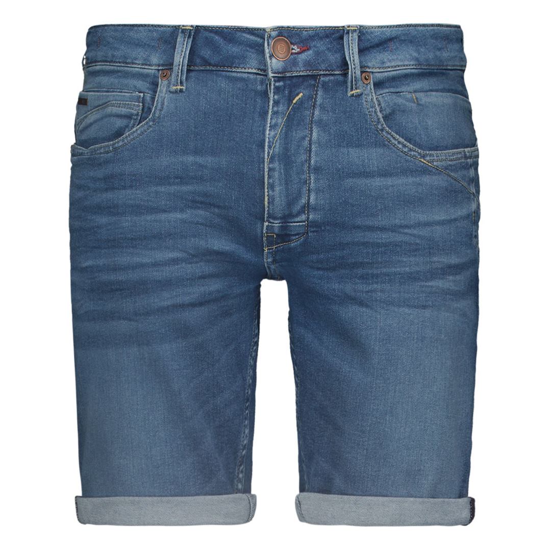 No Excess Herren Jeans Shorts Slim Fit blau 23819D58N2 220 denim