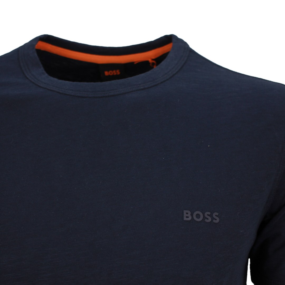 BOSS Herren T-Shirt Tegood blau 50508243 404 dark blue