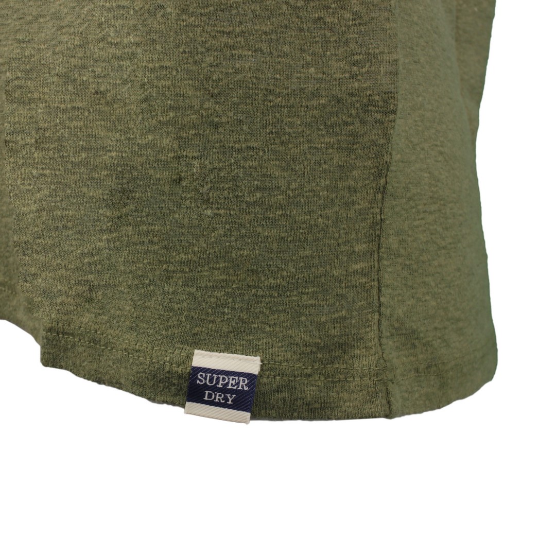 Superdry Damen Top Shirt Chevron Lace Vest Khaki grün W6010147A 6SX kaki