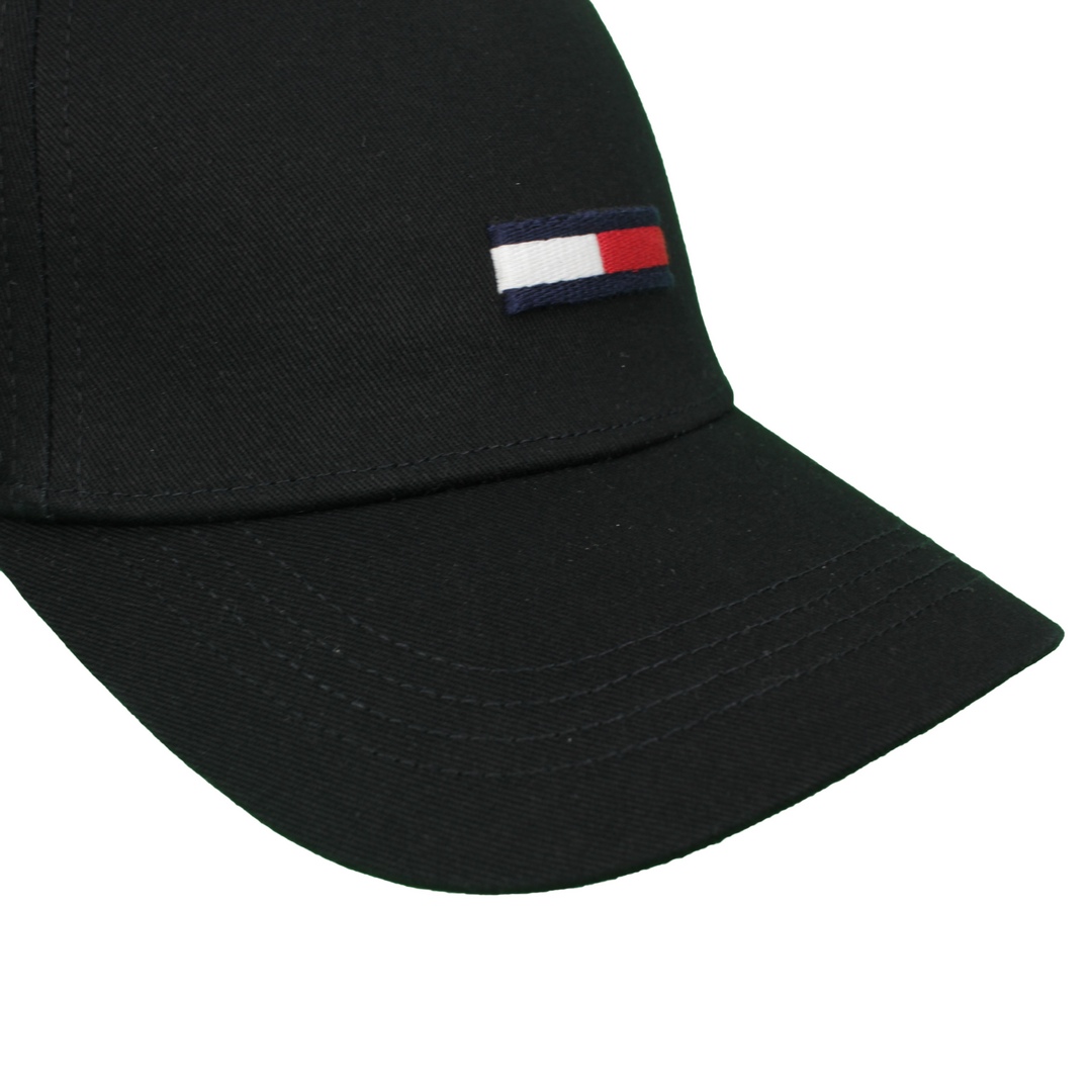 Tommy Hilfiger Herren Baseballcap Kappe Cap schwarz AU0AU00843 BDS Black TJU Flag Cap