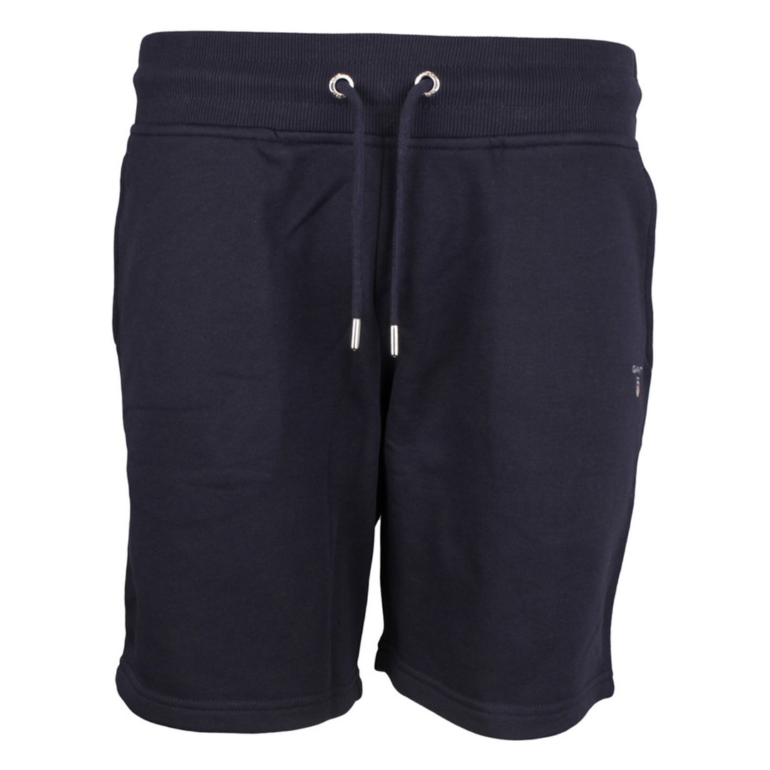 Gant Herren Original Sweat Shorts blau unifarben 2049008 433 Evening blue