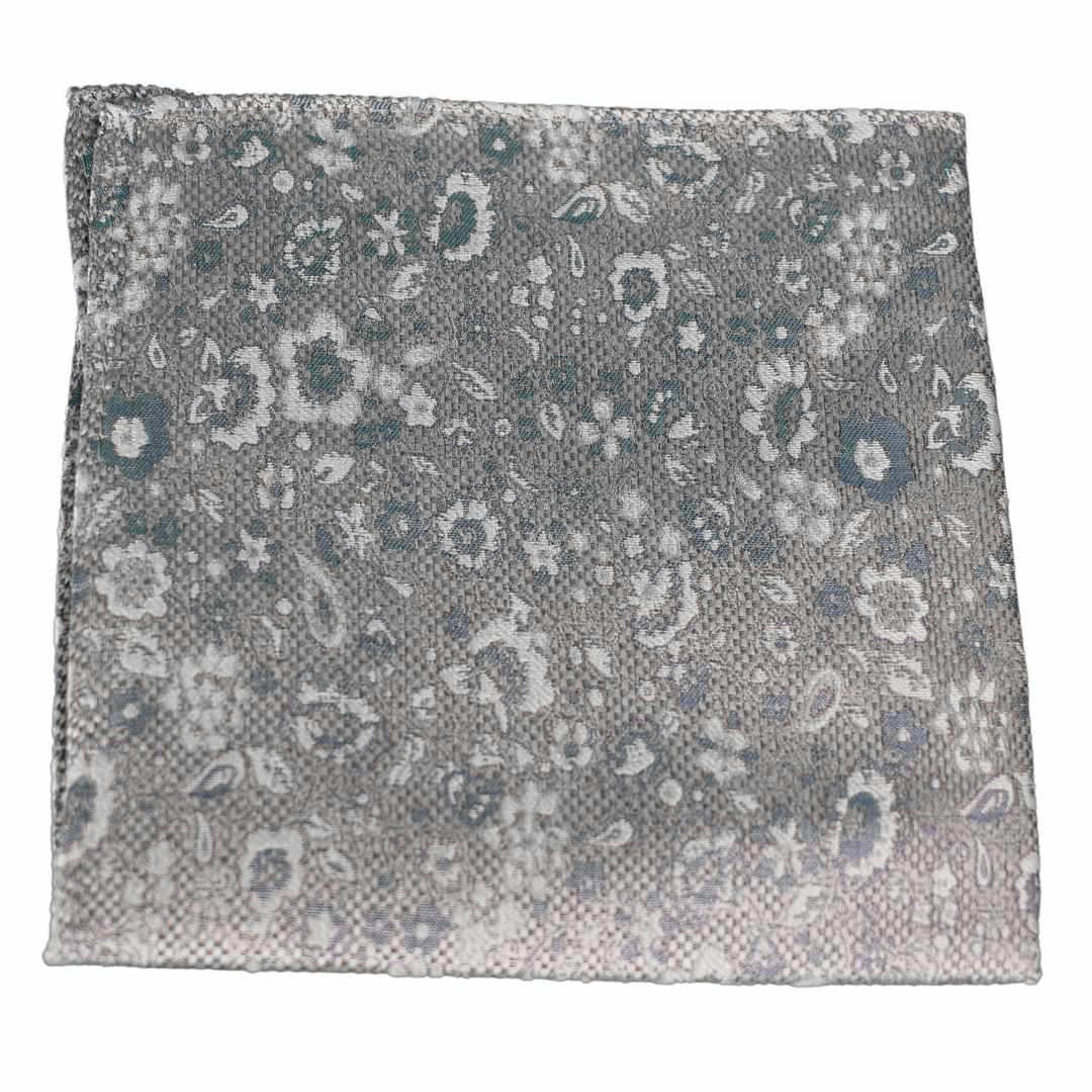 Ploenes Einstecktuch blau grau florales Muster 5710T00325 003