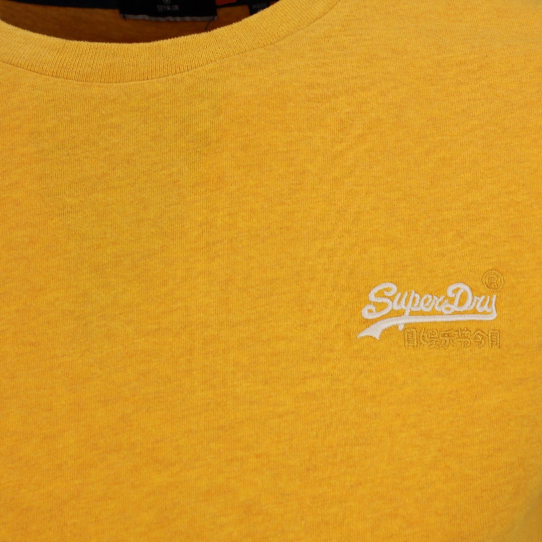 Superdry Herren T-Shirt Ol Vintage Tee gelb unifarben M1010222A 3PP gold