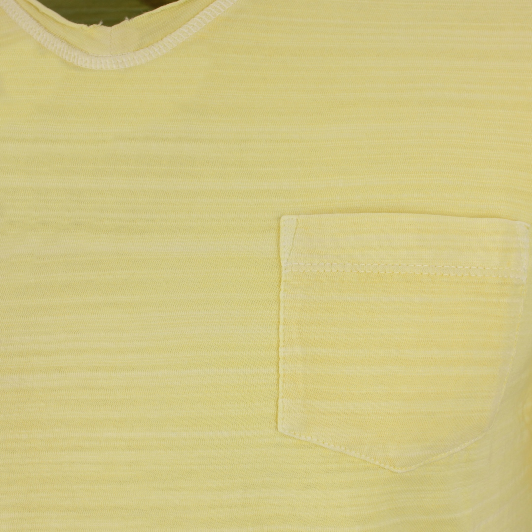 Colours & Sons T-Shirt Shirt kurzarm gelb unifarben 9121 400 100