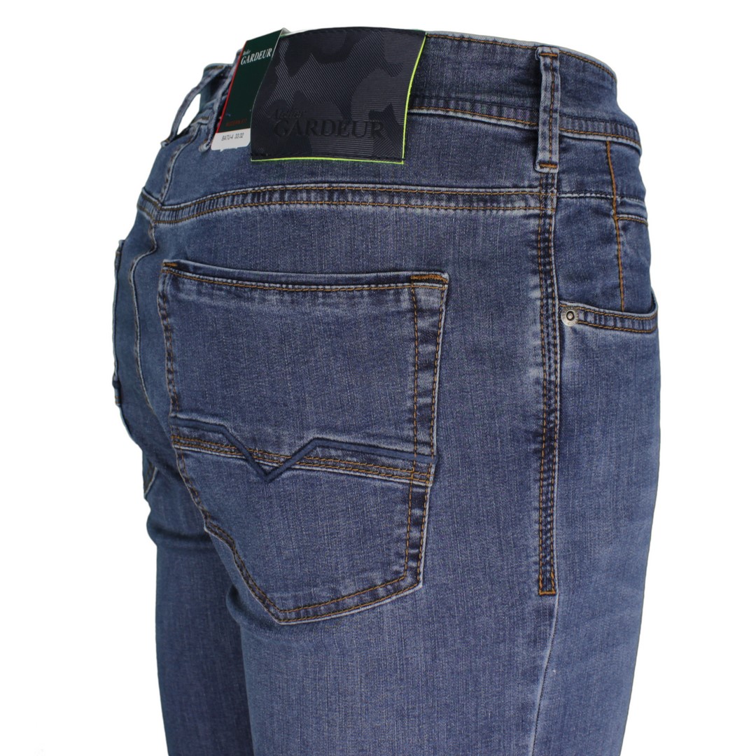 Gardeur Herren Move Lite Denim Jeans Hose Jeanshose Modern Fit blau BATU 4 470791 167
