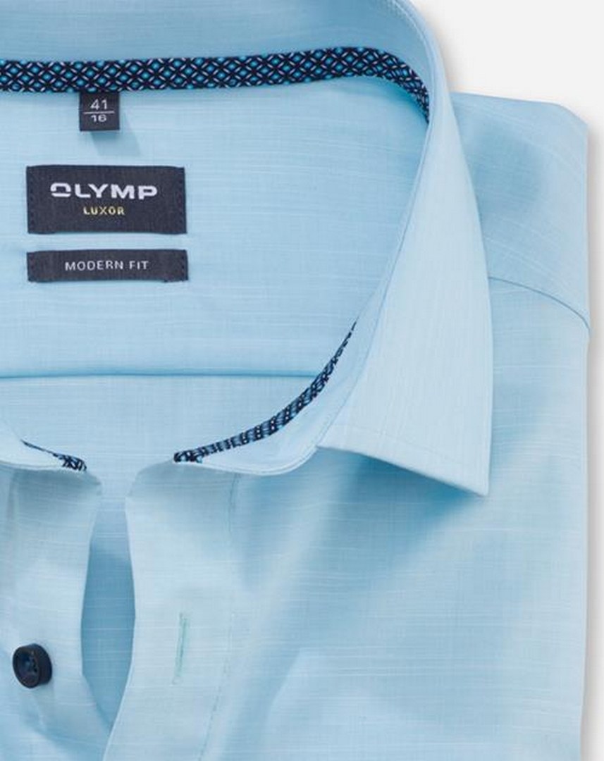 Olymp Luxor Herren Businesshemd blau 124934 85 aqua