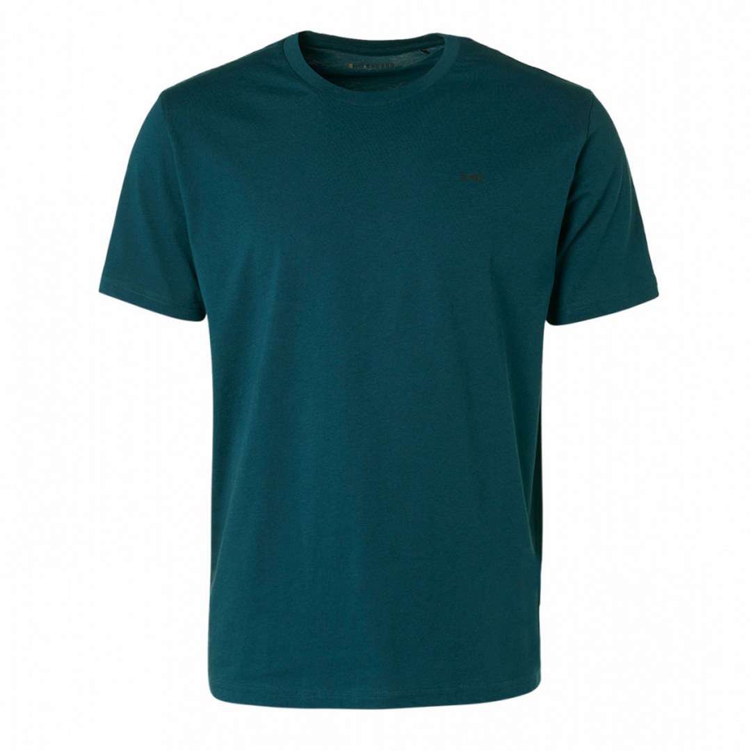 No Excess Herren T-Shirt basic ocean blau uni 21340701 131