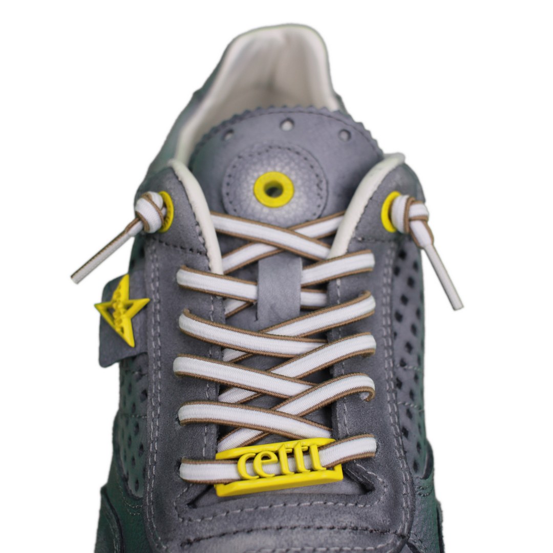 Cetti Herren Schuhe Sneaker grau C848 used tin titanio