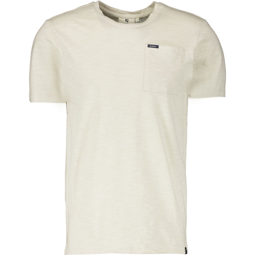 Garcia Herren T-Shirt beige unifarben Z1100 2768 kit