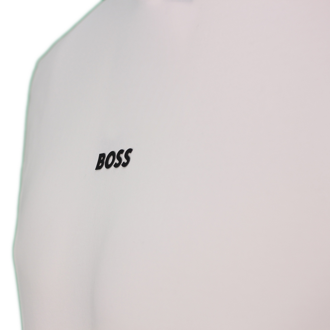 Hugo Boss Herren T-Shirt kurzarm Tchup weiß unifarben 50473278 100 white