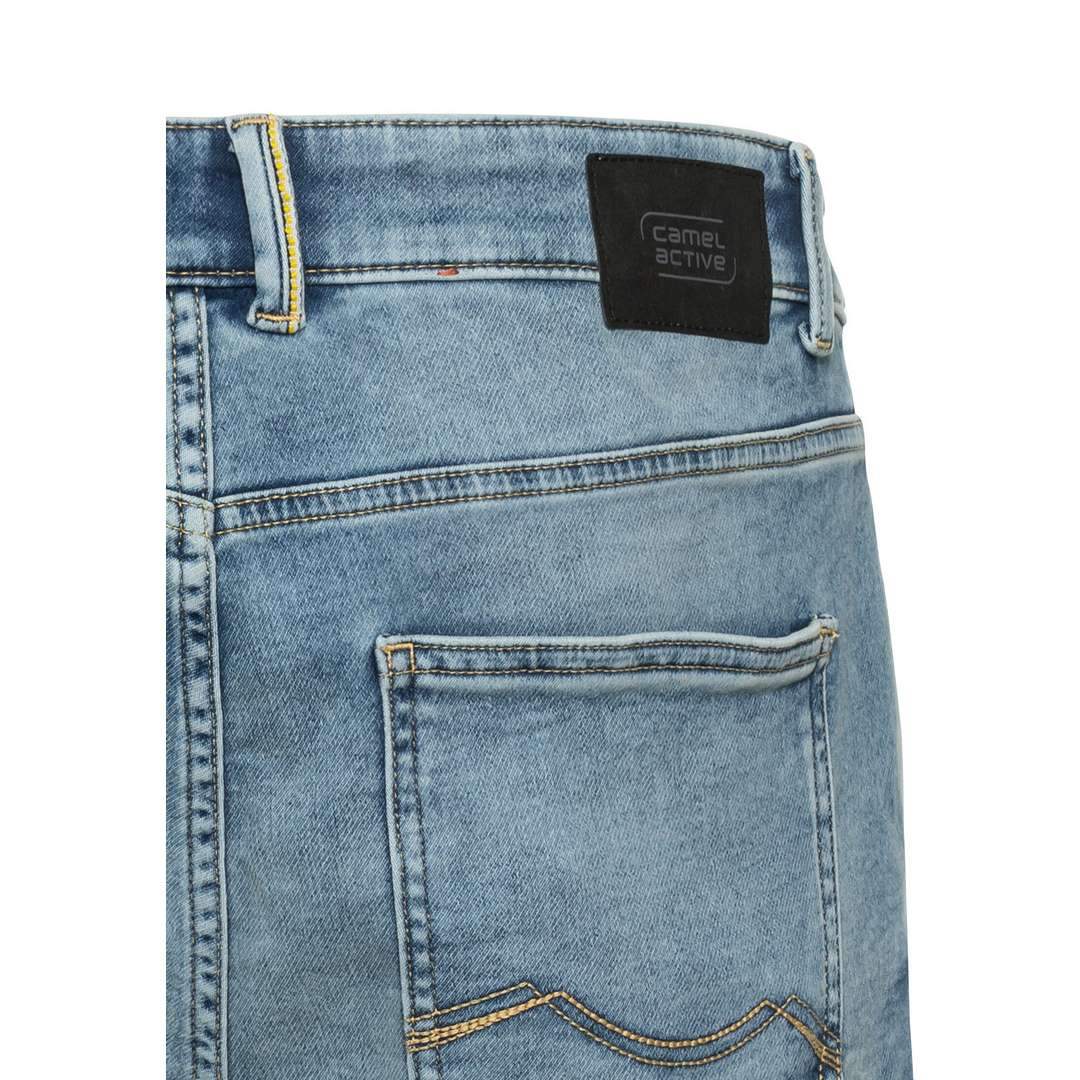 Camel active Herren Madison Jeans Shorts Slim Fit blau 3D15 498015 41 bleach blue
