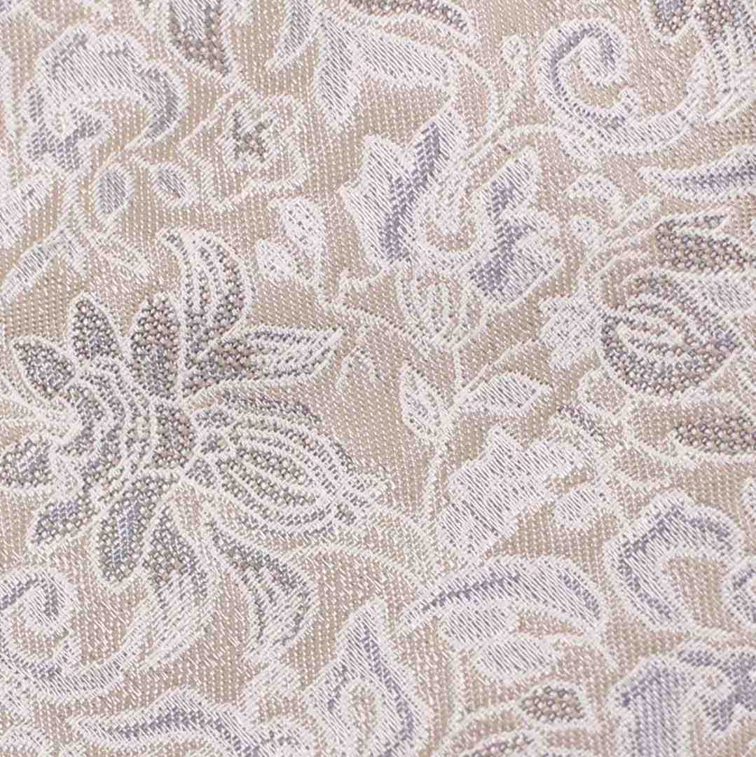 J.S. Fashion Herren Slim Krawatte beige florales Muster K 71666 RP 6