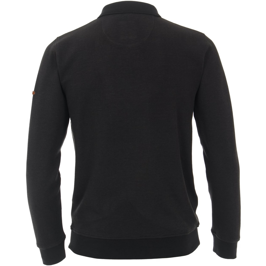 Redmond Herren Sweatshirt Pullover schwarz unifarben 222860700 90