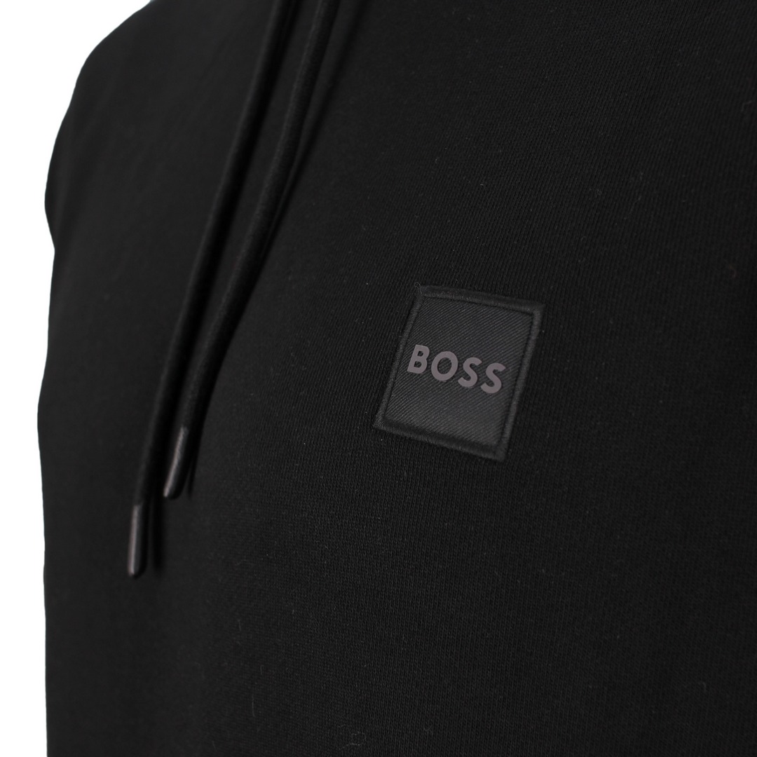 Hugo Boss Herren Sweat Shirt Kapuzenpullover Hoodie Wetalk schwarz unifarben 50468445 001 black