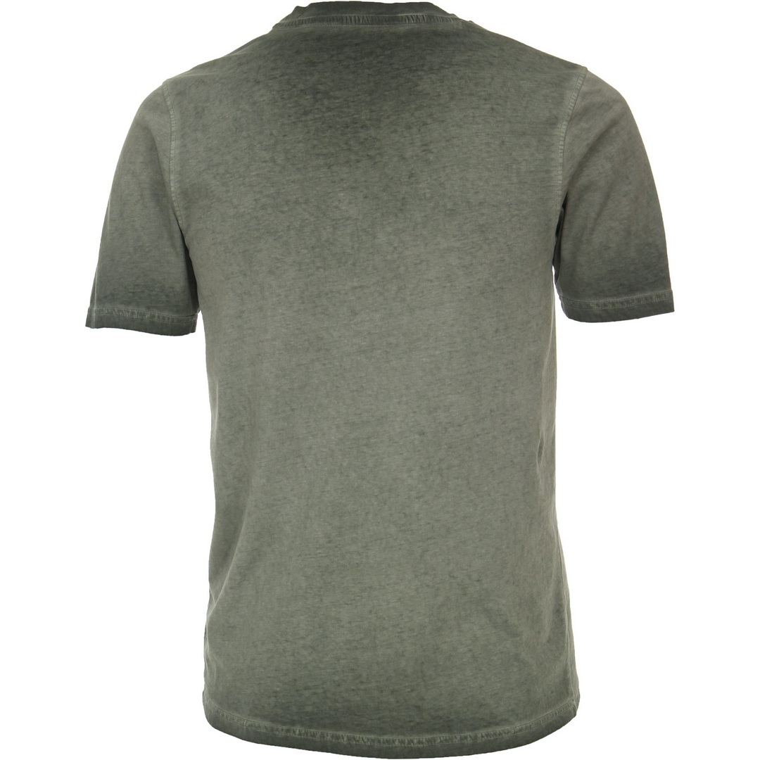 Casa Moda Herren T-Shirt kurzarm grün Print Muster 923805300 340