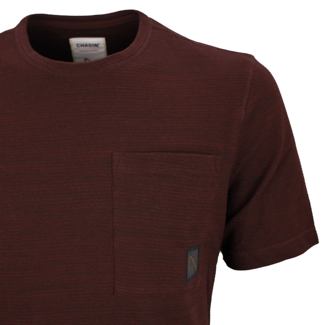 Chasin Herren T-Shirt Morrow rot 5211356045 E41 burgundy
