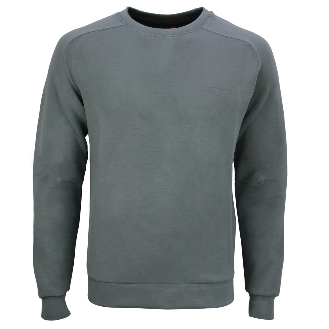 Ragwear Herren Sweat Shirt Pullover Sweater Xavi grün unifarben 2212 30002 5031 olive