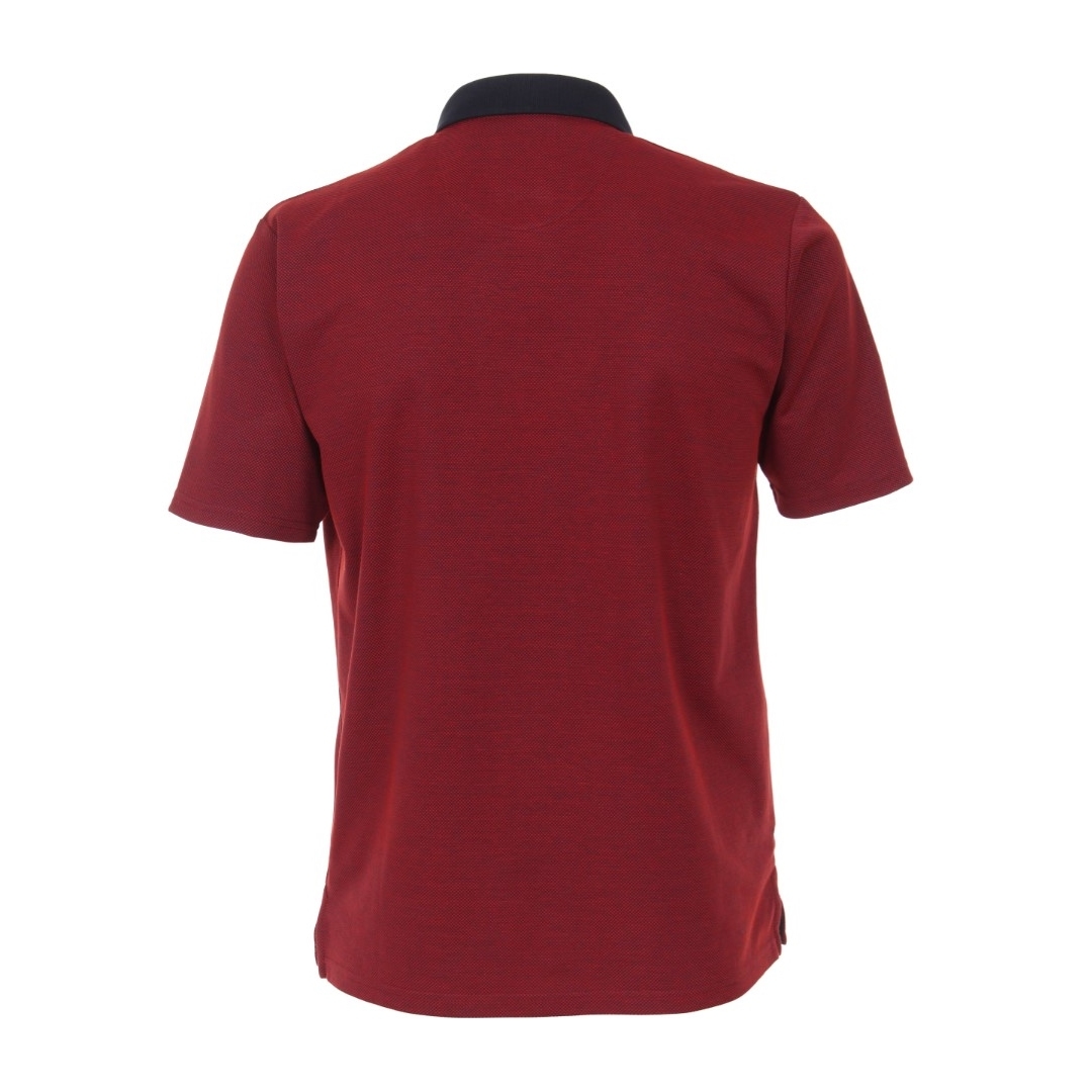 Redmond Herren Polo Shirt kurzarm rot unifarben 221855900 50