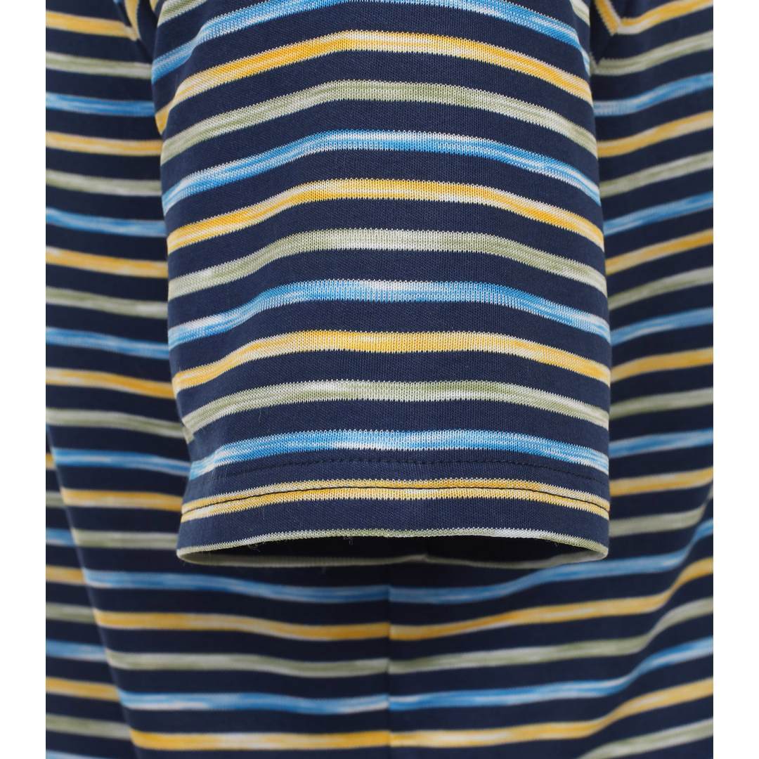 Redmond Herren Poloshirt Regular Fit mehrfarbig gestreift 241870900 60