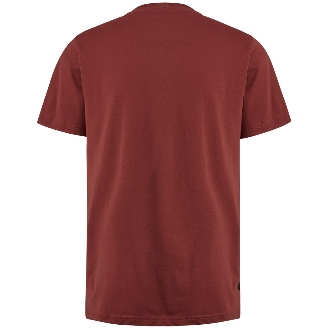 PME Legend Herren T-Shirt Regular Fit rot PTSS2402571 8256 spiced apple