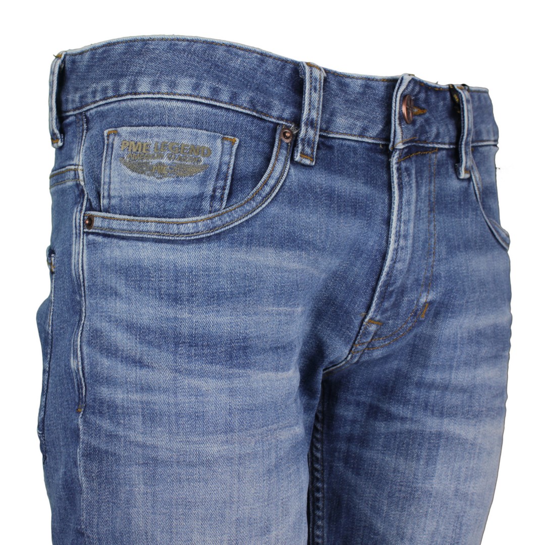 PME Legend Herren Jeans Short Denim blau PSH150 MBC