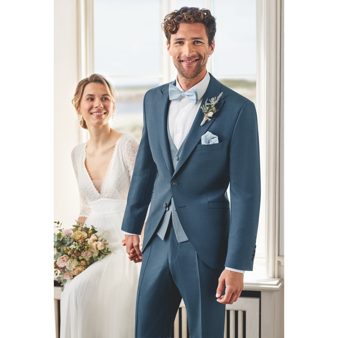 Wilvorst Herren Hochzeitsanzug Hose After Six blau 431103 A 724 030