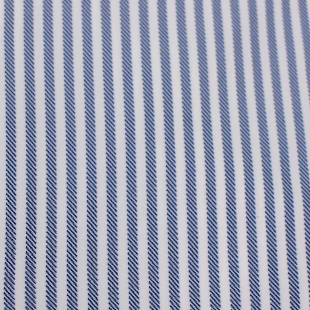 Pure Functional Herren Businesshemd Slim Fit blau weiß gestreift D81307 21220 166