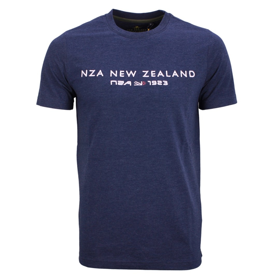 New Zealand Auckland NZA Herren T-Shirt Wharehine blau 23GN700 1657