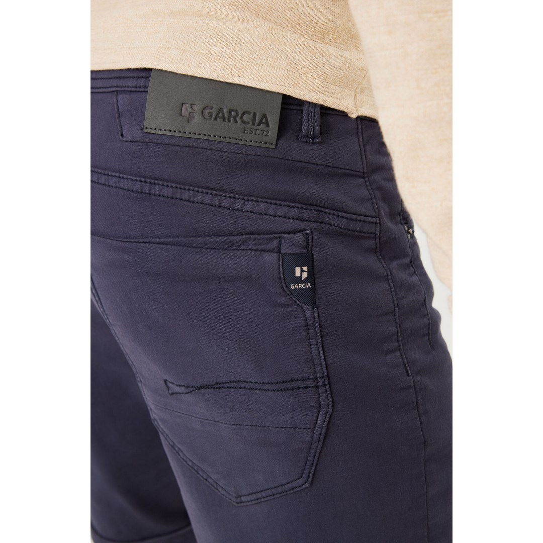 Garcia Herren Jeans Shorts Rocko Slim Fit blau 695 292 dark moon